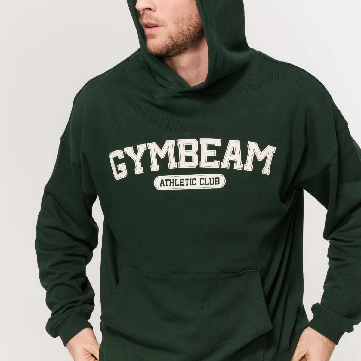 Суичър Varsity Green - GymBeam - Размер: XL | Тегло: 0,7292 g | Опаковка: 18 · záber 6