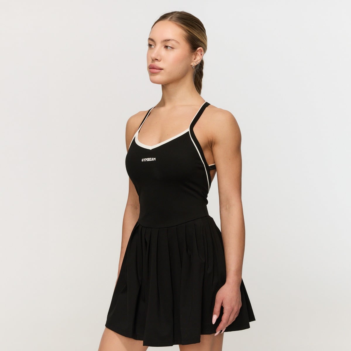 Спортна рокля Varsity Black - GymBeam