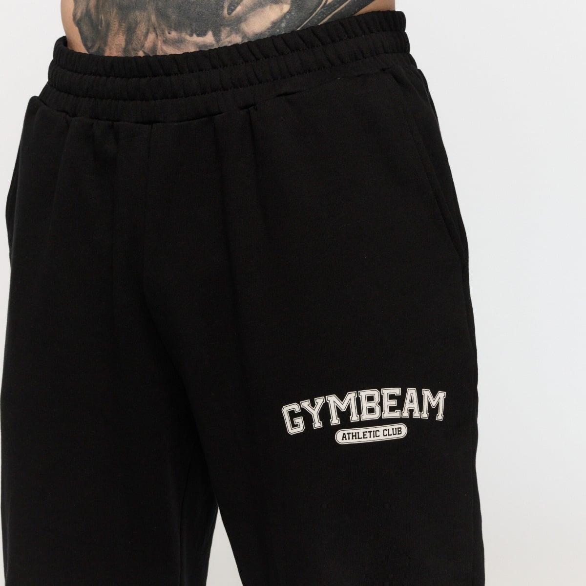 Спортно долнище Varsity Black - GymBeam