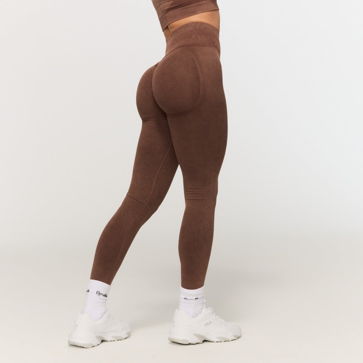 Дамски безшевен клин Fierce Brown - GymBeam