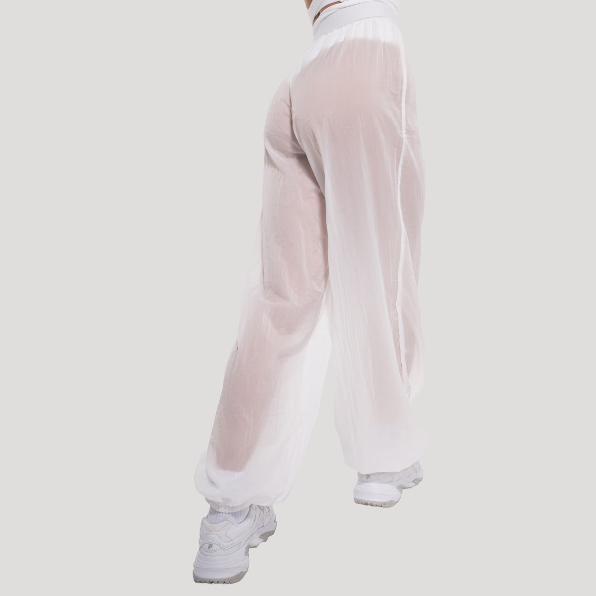 Дамски панталони Flow White - GymBeam