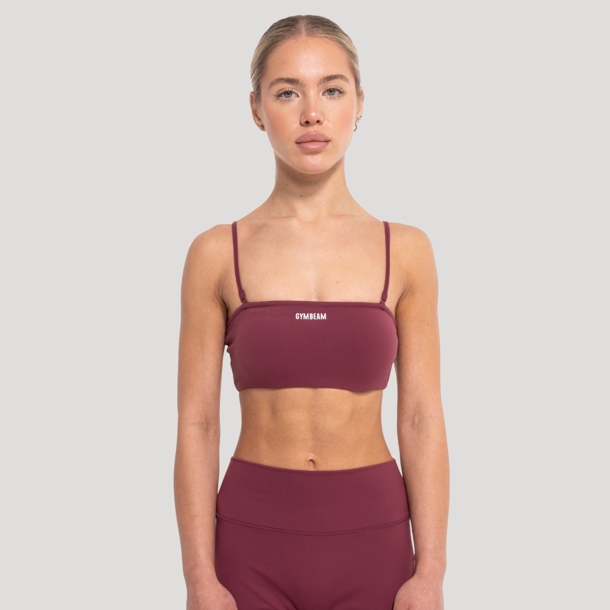 Дамски спортен топ Flow Wine - GymBeam