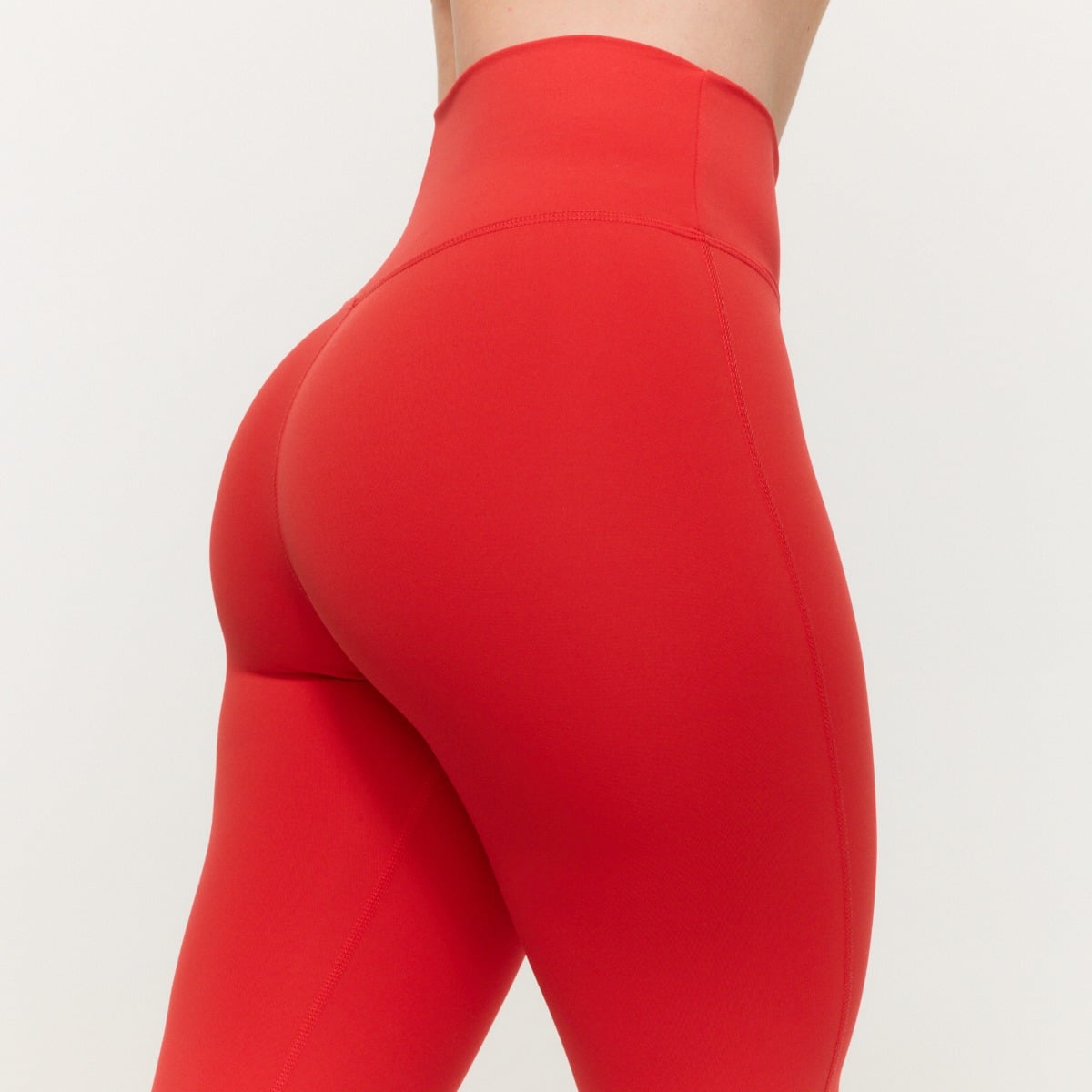 Дамски клин с висока талия Limitless Hot Red  - GymBeam