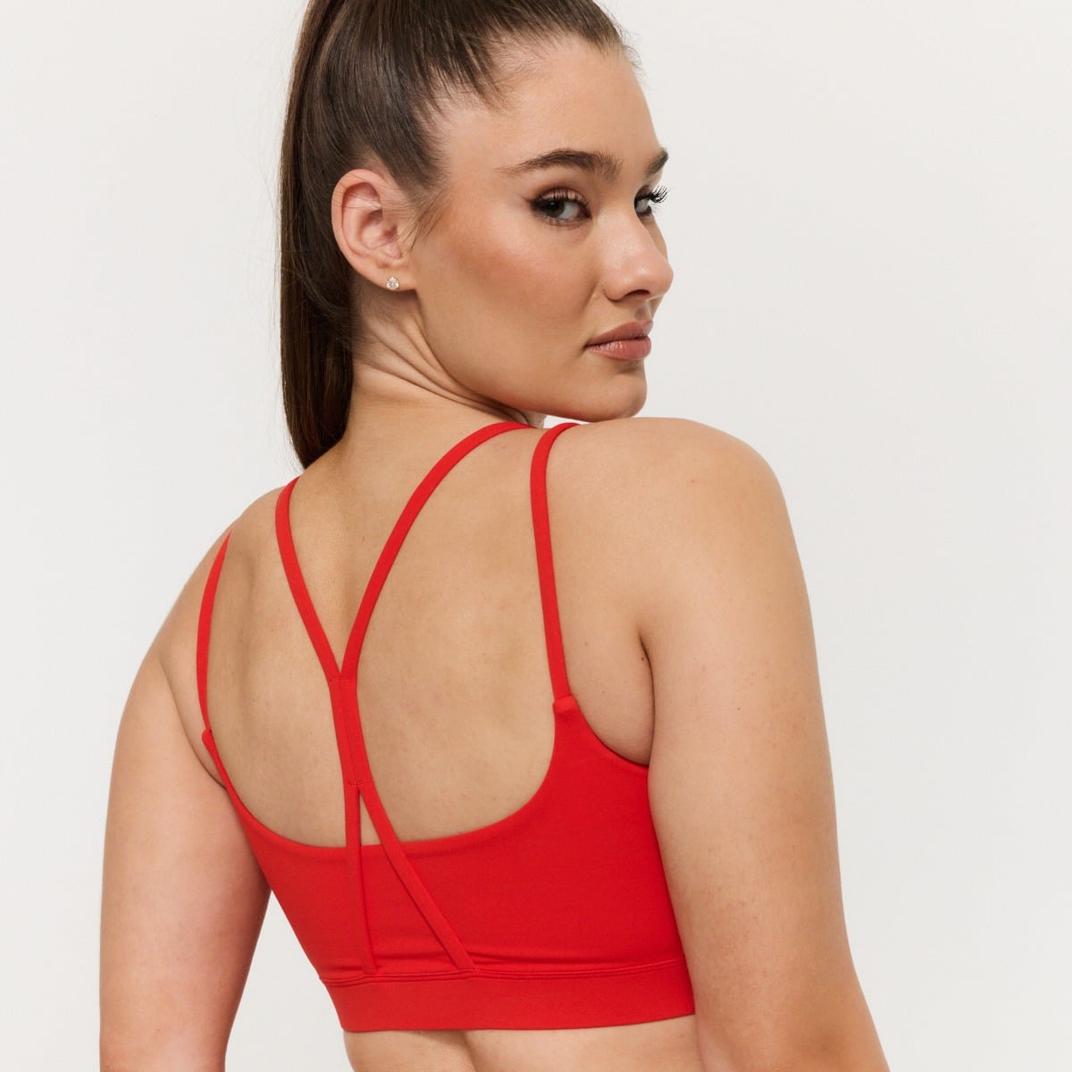 Спортен сутиен BEAT Tangerine - GymBeam
