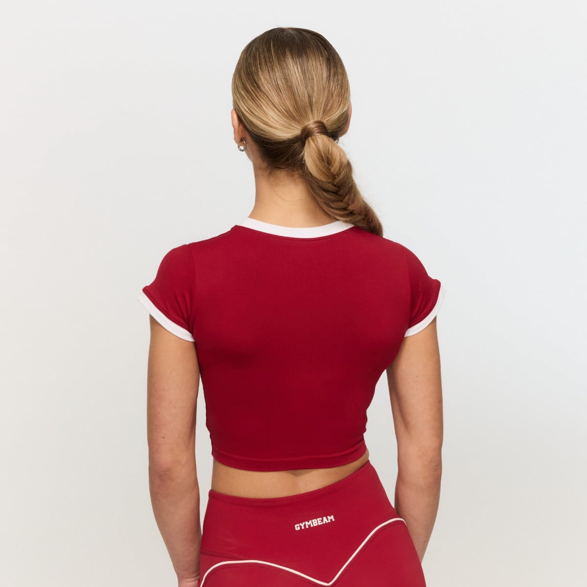 Дамска тениска Varsity Red - GymBeam