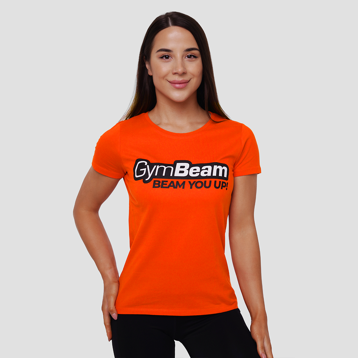 Дамска тениска Beam Orange - GymBeam