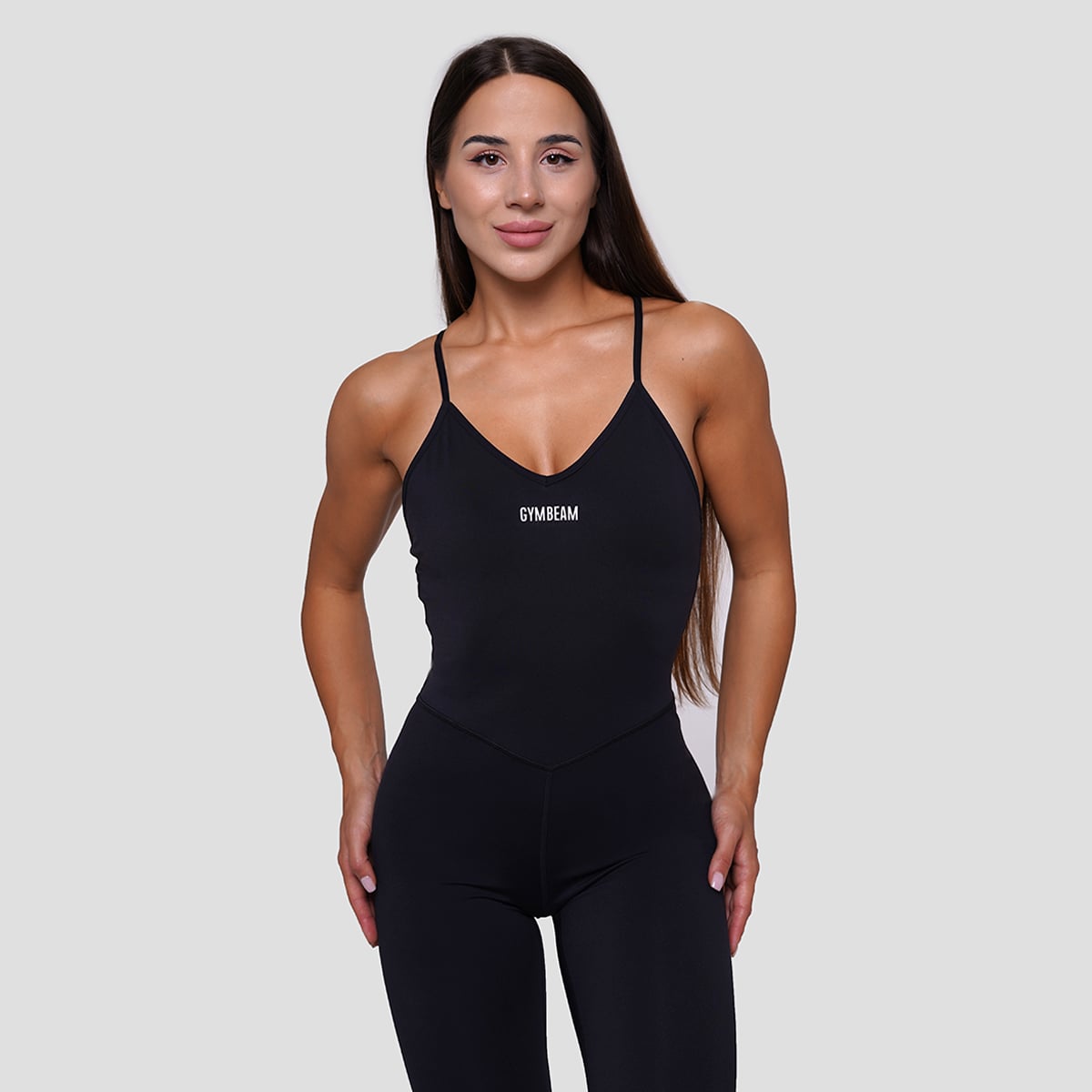Дамски гащеризон FIT Workout Black - GymBeam