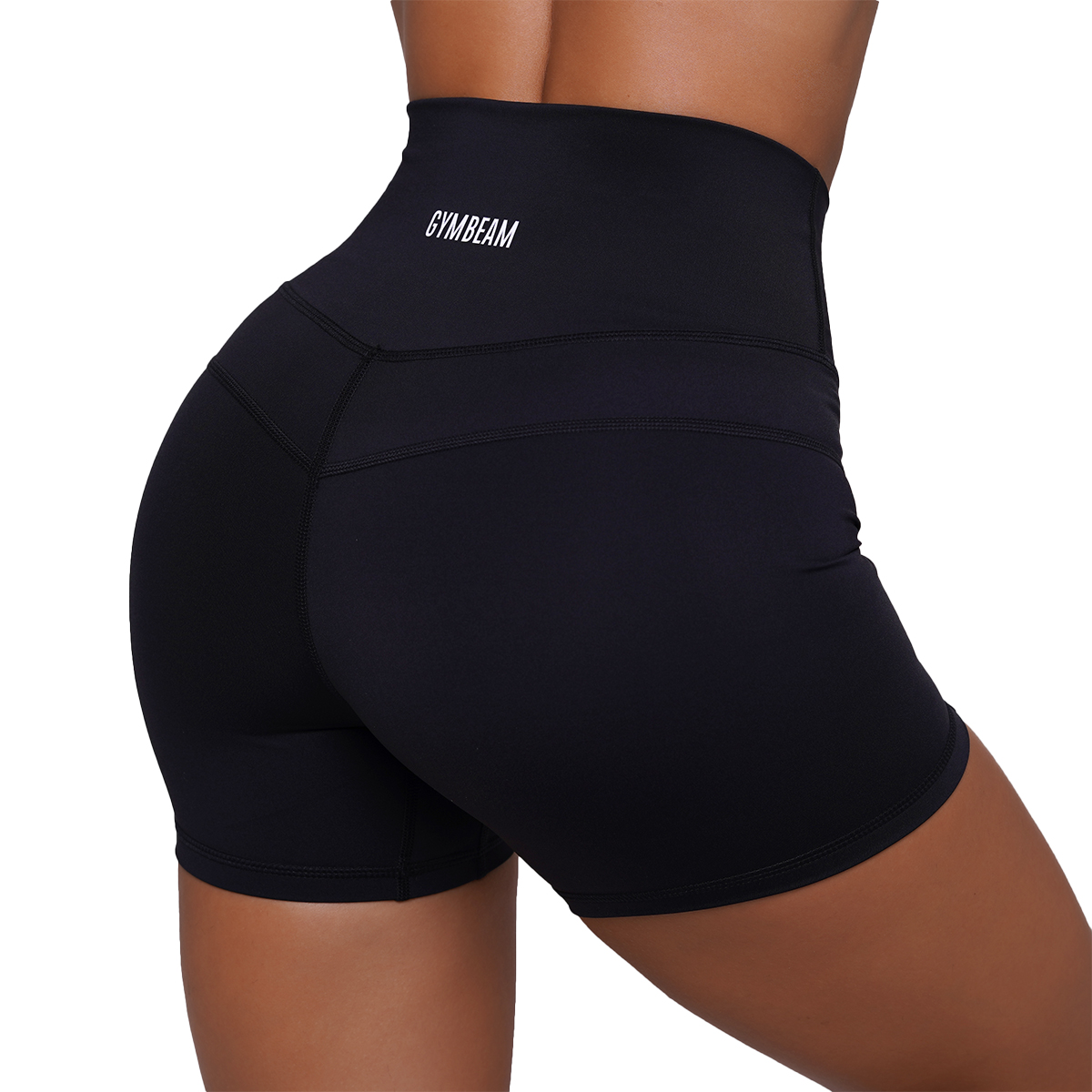 Дамски къси панталони FIT Black - GymBeam - Размер: XXL | Възрастова група: Възрастни · záber 9