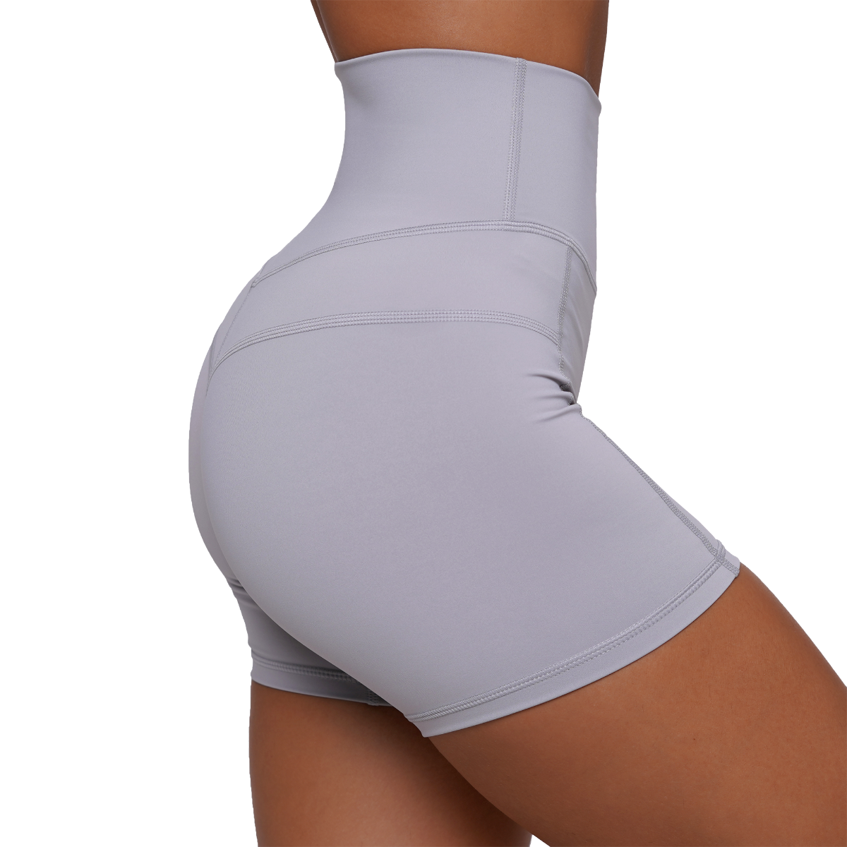 Дамски къси панталони FIT Mist Grey - GymBeam - Размер: XXL | Възрастова група: Възрастни · záber 11