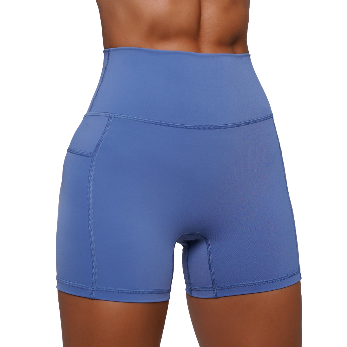 Дамски къси панталони FIT Steel Blue - GymBeam - Размер: XXL | Възрастова група: Възрастни · záber 11