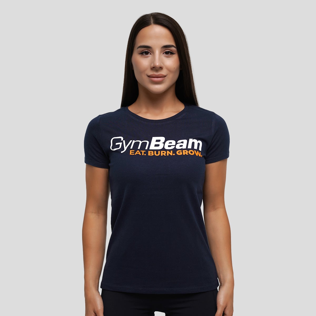 Дамска тениска Grow Navy - GymBeam