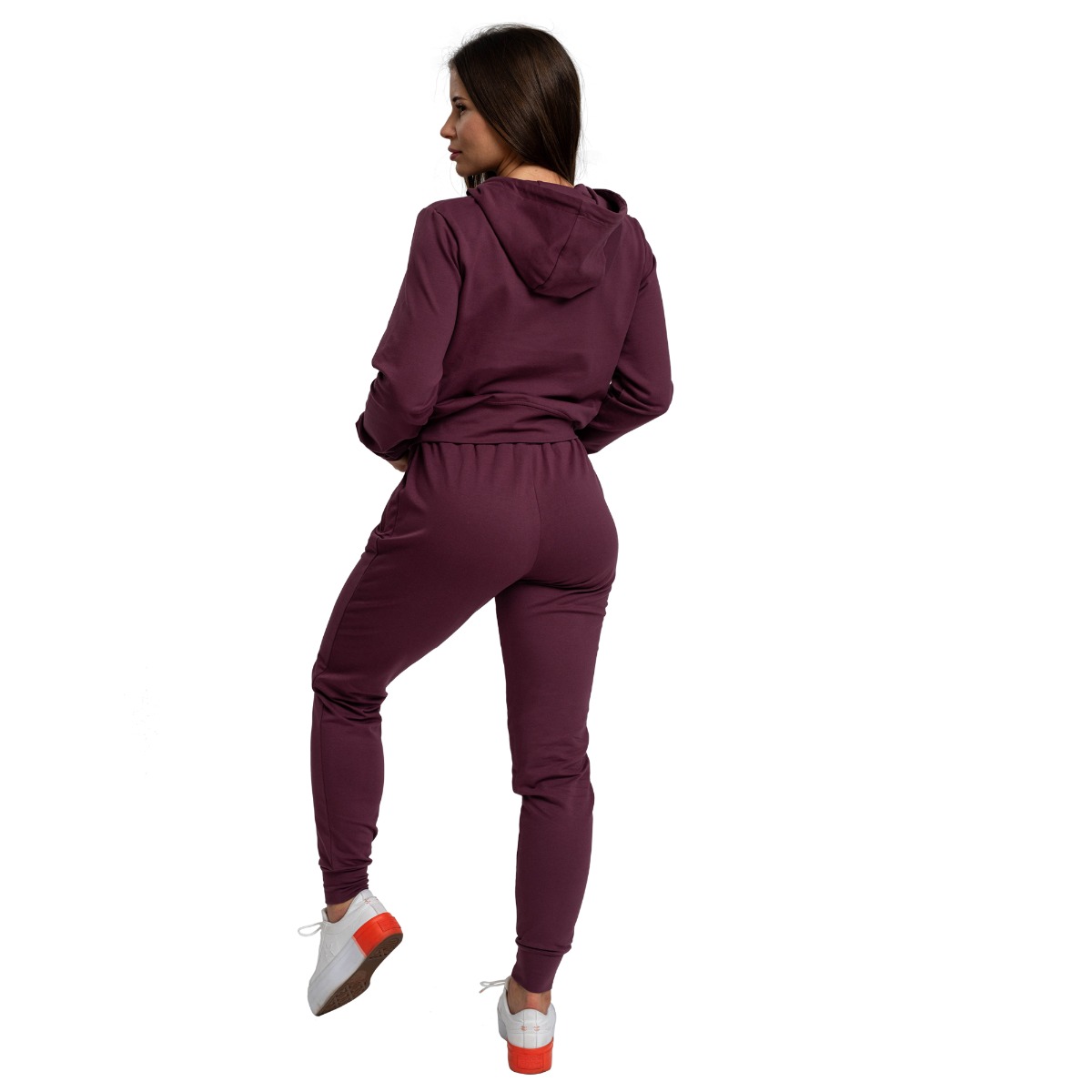 Дамско спортно долнище TRN Eggplant - GymBeam - Размер: XL | Възрастова група: Възрастни · záber 8