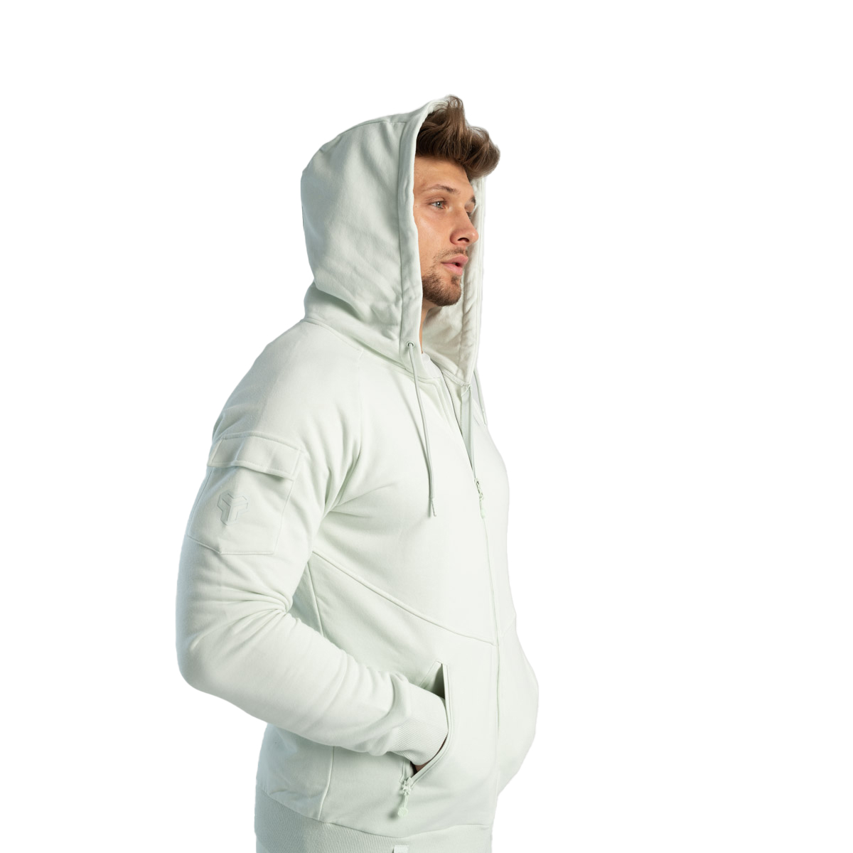 Суичър Nova Zip Up Moon Grey - STRIX · záber 10