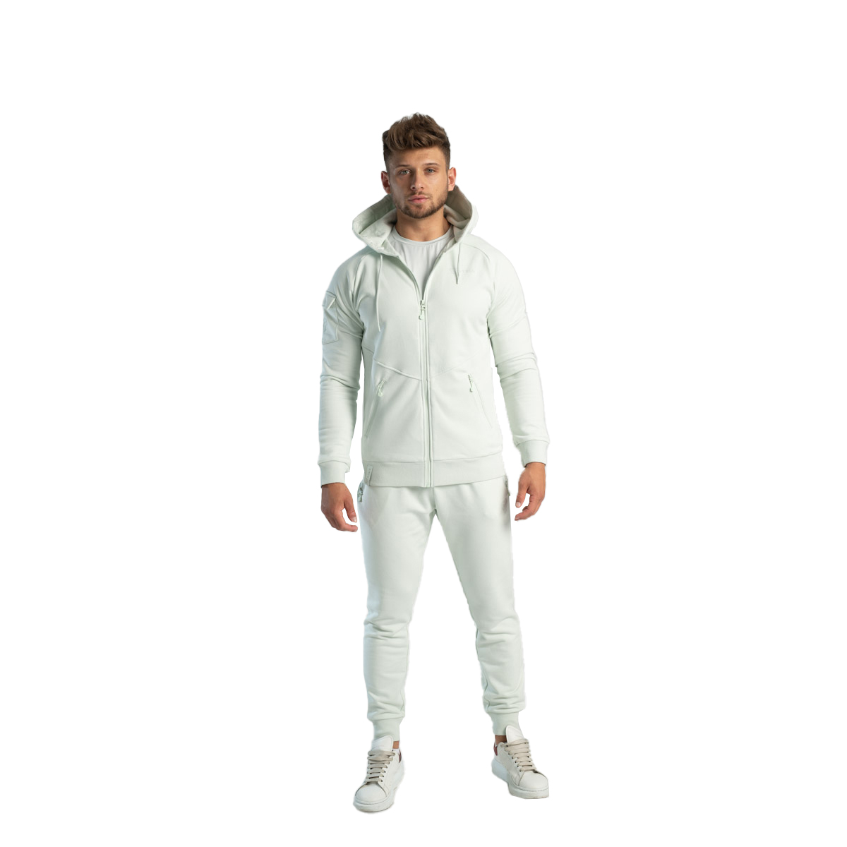Суичър Nova Zip Up Moon Grey - STRIX · záber 12