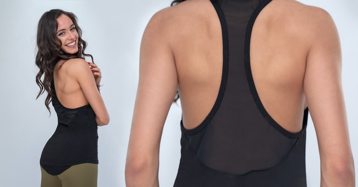 Дамски потник Mesh Black - GymBeam