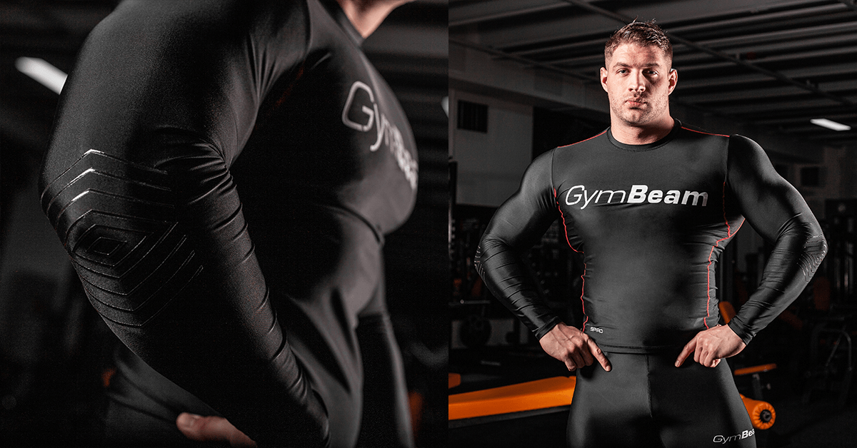 Стягащо трико Spiro Black/White - GymBeam