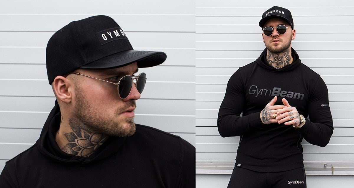 Шапка Superior Snapback Black - Gymbeam