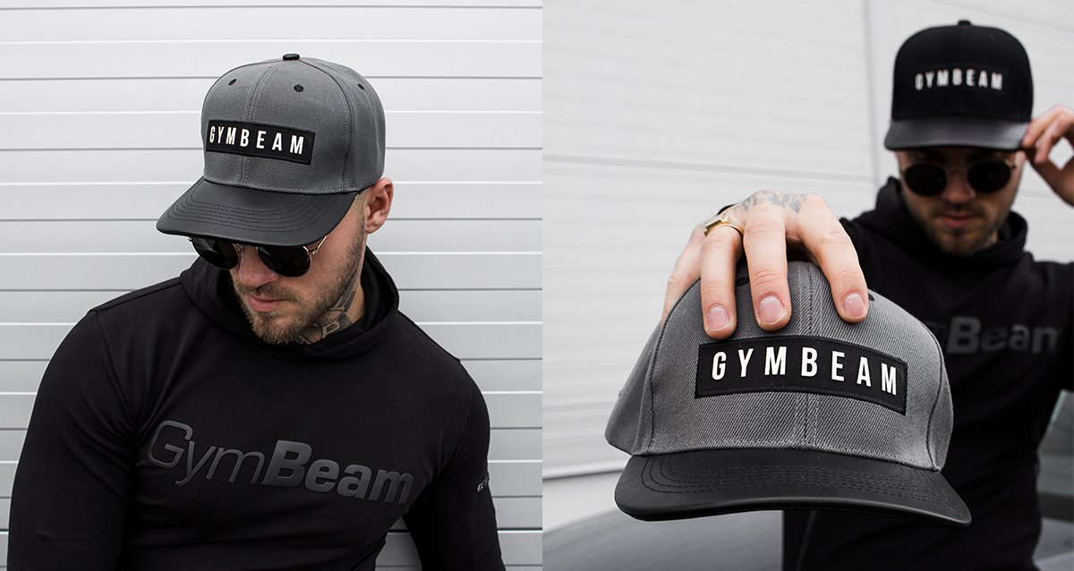 Шапка Superior Snapback Grey - Gymbeam