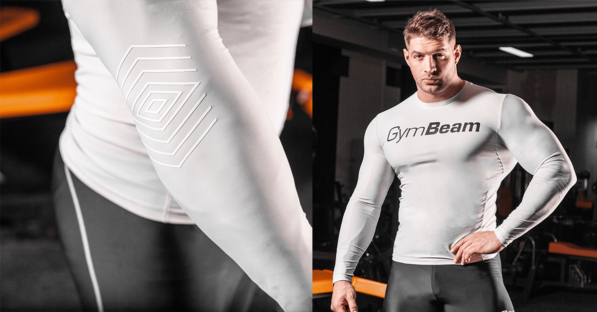 Стягащо трико Spiro White/Black - Gym Beam