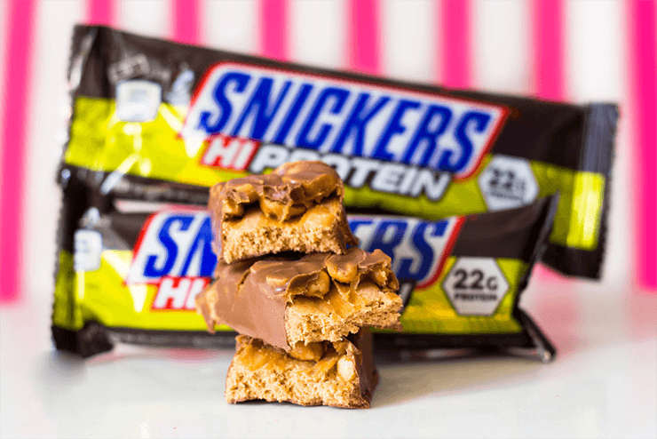Протеиново блокче Snickers Hi-Protein 62 g - Mars