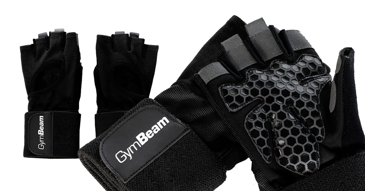 Дамски ръкавици Guard Black - GymBeam